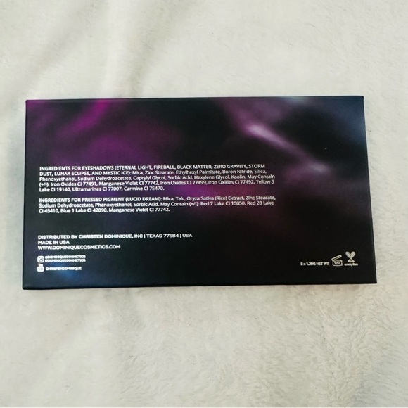 DOMINIQUE COSMETICS CELESTIAL THUNDER EYESHADOW PALETTE (Full Size) New Makeup - Picture 3 of 3